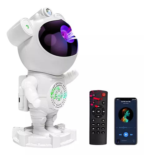 Astronauta Proyector de Estrellas Aurora Galaxia Luz Led